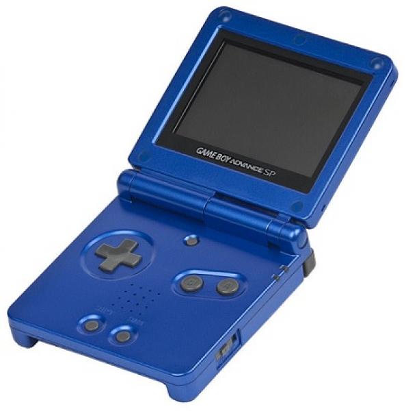 GBA GBASP Game Boy Advance SP - System HW - Cobalt Blue - AGS-001 - USED