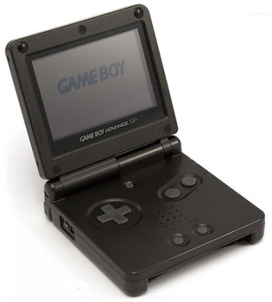 GBA GBASP Game Boy Advance SP - System HW - Onyx Black - AGS-001 - USED