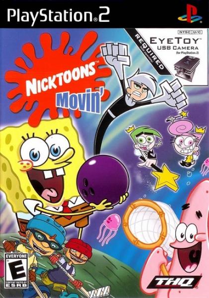 PS2 Nicktoons - Movin' - EYETOY REQUIRED