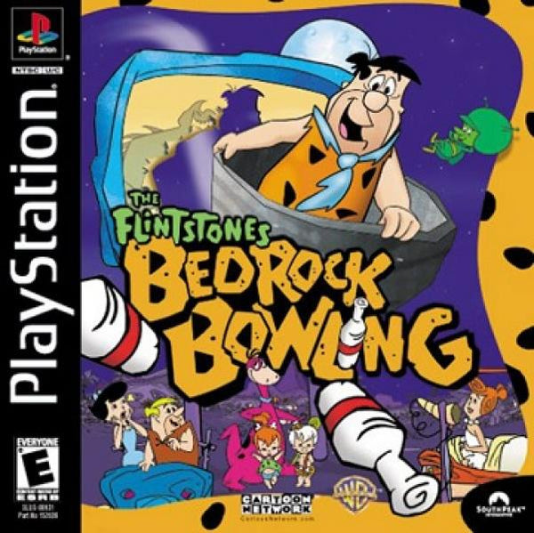 PS1 Flintstones Bedrock Bowling