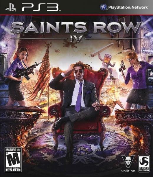 PS3 Saints Row IV 4 - DLC MAY NOT BE INCLUDED
