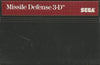 SMS Missile Defense 3-D - Game Only - Requires Light Phaser and 3D Glasses