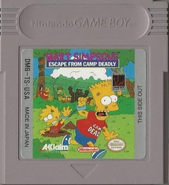 GB Bart Simpson's Escape from Camp Deadly