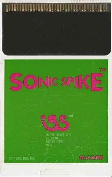 TG16 Sonic Spike - HuCard Only