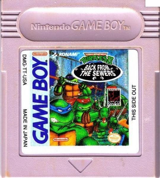 GB Teenage Mutant Ninja Turtles II 2 - Back from the Sewers