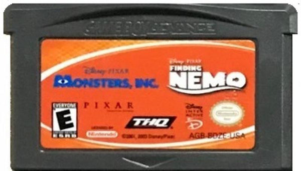 GBA Monsters Inc / Finding Nemo - 2 in 1