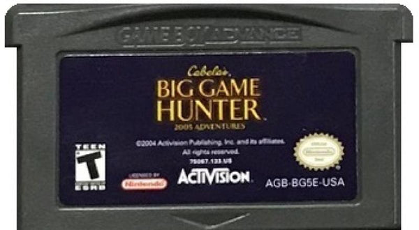 GBA Cabela's - Big Game Hunter - 2005 Adventures