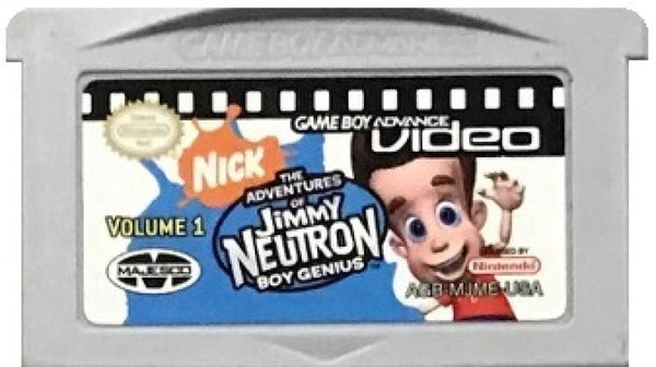 GBA Adventures of Jimmy Neutron - Volume 1 - VIDEO