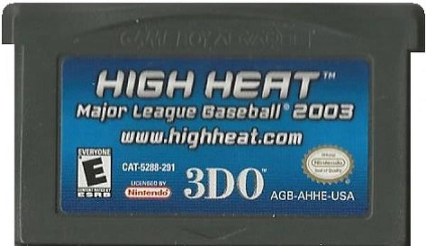 GBA High Heat Baseball 2003