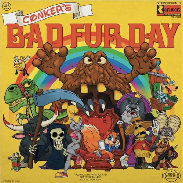 Music VINYL RECORD - Conkers Bad Fur Day - Original Soundtrack - double 2X LP - NEW
