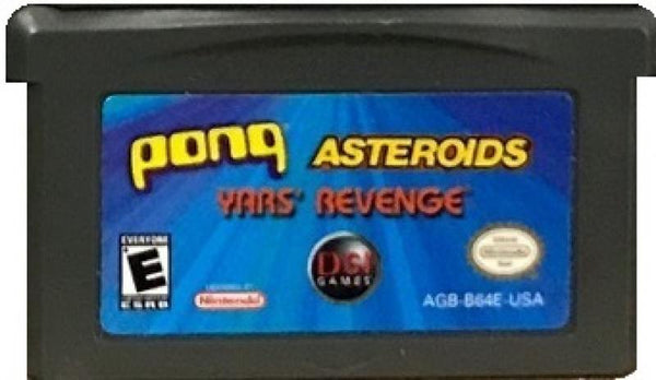 GBA Pong / Asteroids / Yar's Revenge