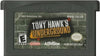 GBA Tony Hawk's Underground