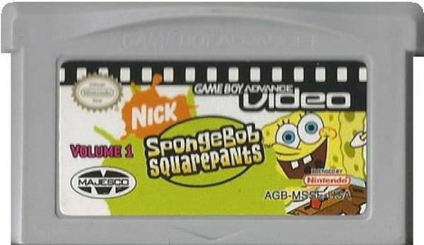 GBA SpongeBob SquarePants - Volume 1 - VIDEO