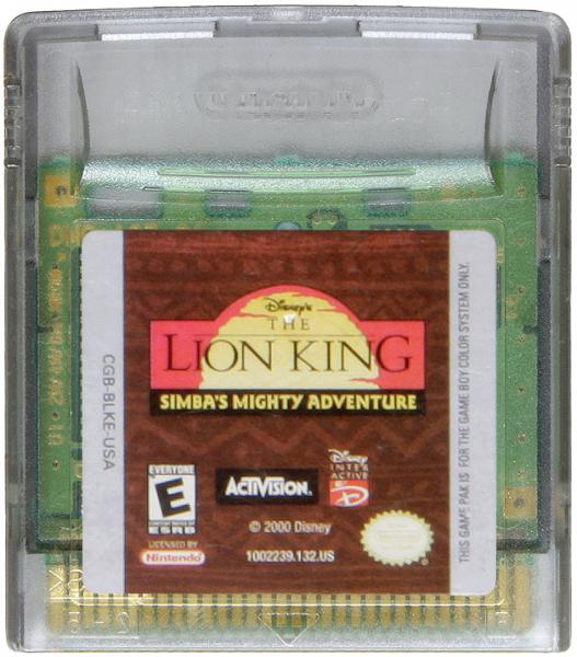 GBC Lion King - Simbas Mighty Adventure