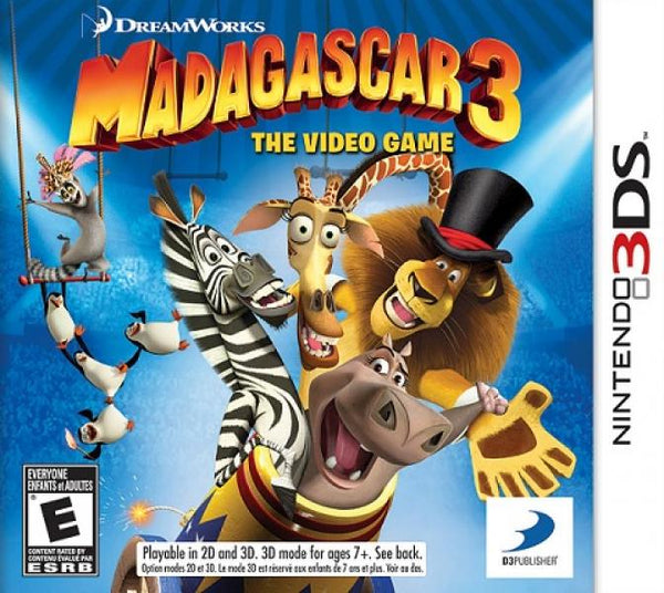3DS Madagascar 3 - The Video Game