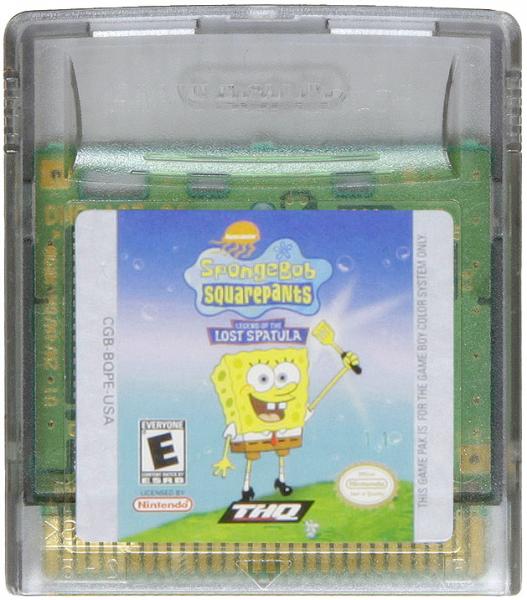 GBC SpongeBob SquarePants - Legend of the Lost Spatula