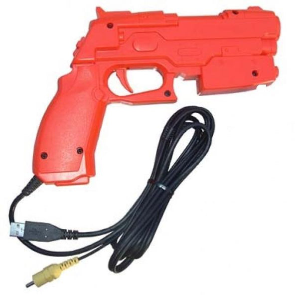 PS2 Guncon 2 - Light Gun - Orange - USED