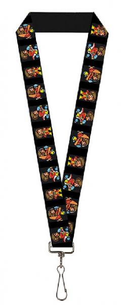 Lanyard - SEGA Genesis - Alex Kidd - 3 pixel poses - NEW