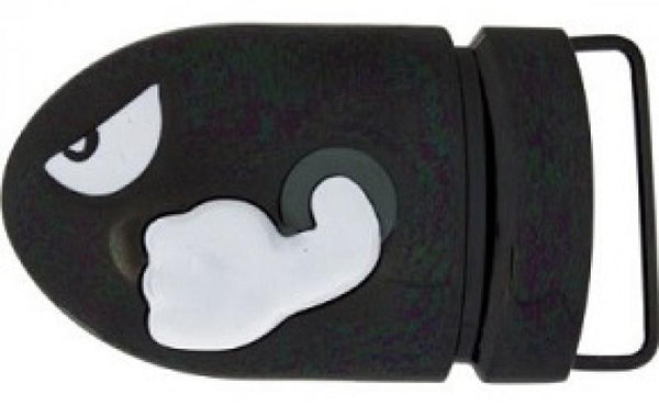 Belt - Buckle - Nintendo - Bullet Bill - black