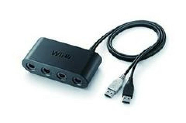 WiiU NS GameCube GC 4 Port Controller Adapter - For WiiU NS (1st) - NINTENDO BRAND