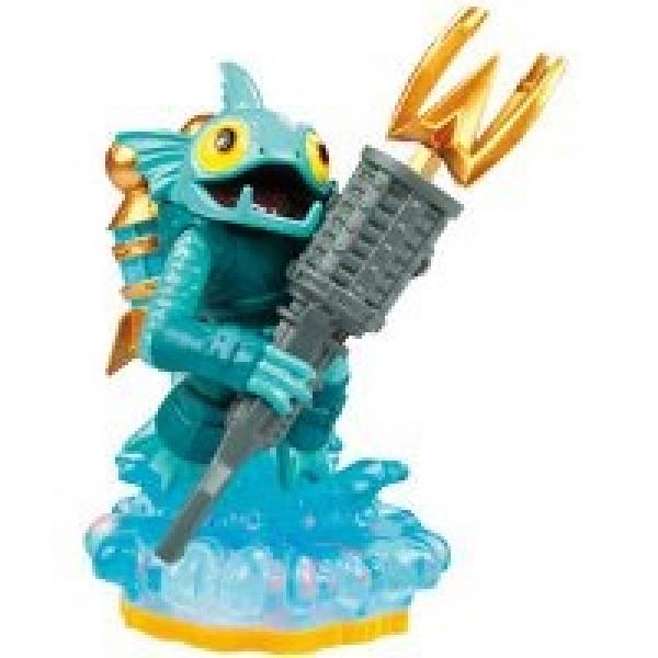 Skylanders - Giants - Figure - Orange Base - Water - Gill Grunt - fish man w/ Anchor Gun  - USED