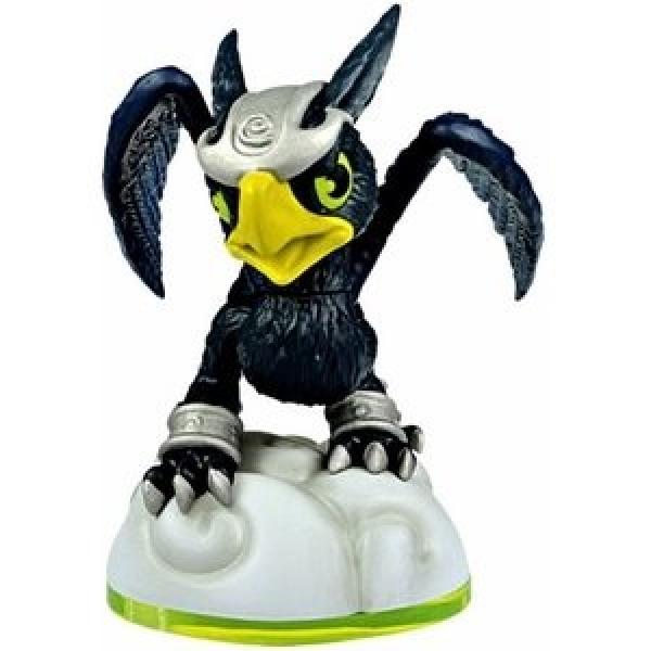 Skylanders - Spyro's Adventure - Figure - Green Base - Air - Sonic Boom - Black Griffin with Silver Helmet - 83990888 - USED
