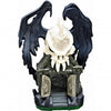 Skylanders - Spyro's Adventure - Magic Item - Green Base - Darklight Crypt - Spooky Crypt with Skull and Wings - 84002888 - USED