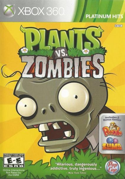 X360 Plants vs Zombies / Peggle / Zuma - 3 in 1
