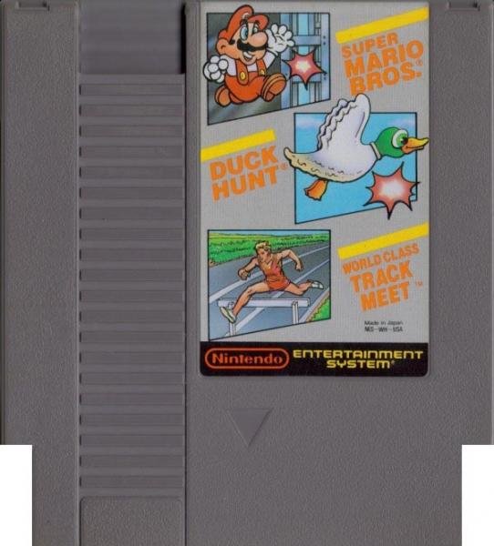 NES Super Mario Bros. / Duck Hunt / World Class Track Meet - 3 in 1