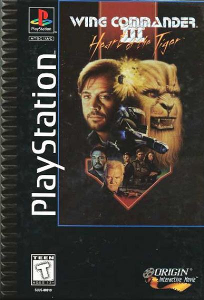 PS1 Wing Commander III 3 - Heart of the Tiger - JEWEL CASE
