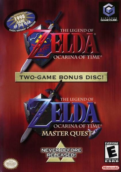 GC Legend of Zelda - Ocarina of Time + Master Quest