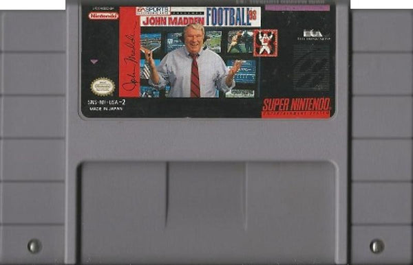 SNES John Madden Football 93