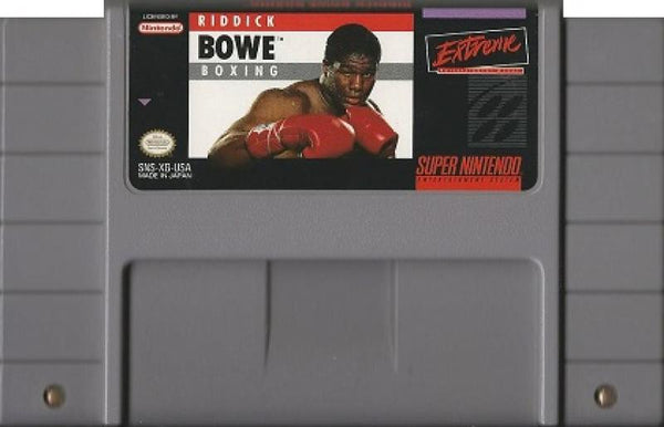 SNES Riddick Bowe Boxing