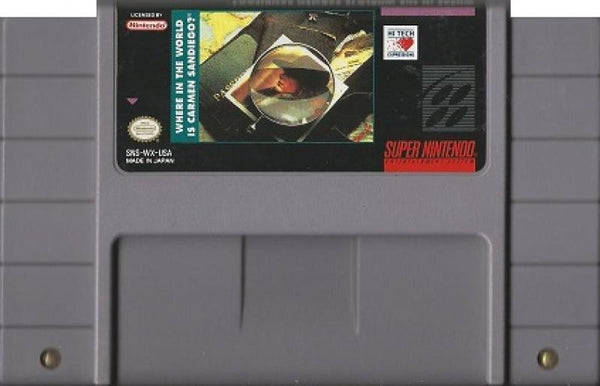SNES Where in the World is Carmen Sandiego?