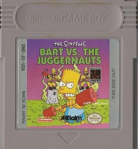 GB The Simpsons - Bart vs The Juggernauts