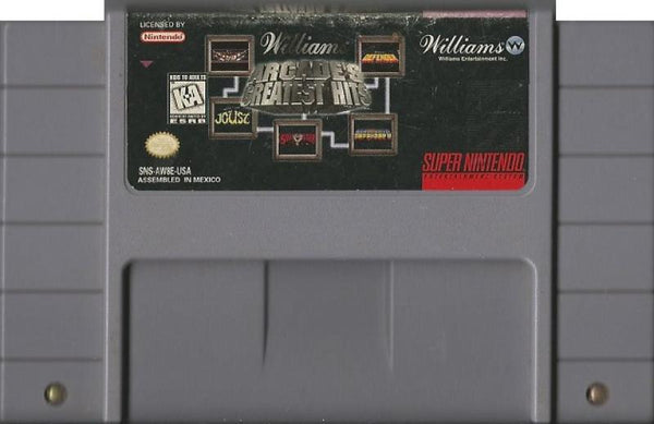 SNES Williams Arcade's Greatest Hits
