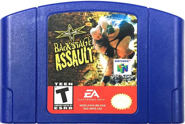 N64 WCW Backstage Assault - Blue Cart
