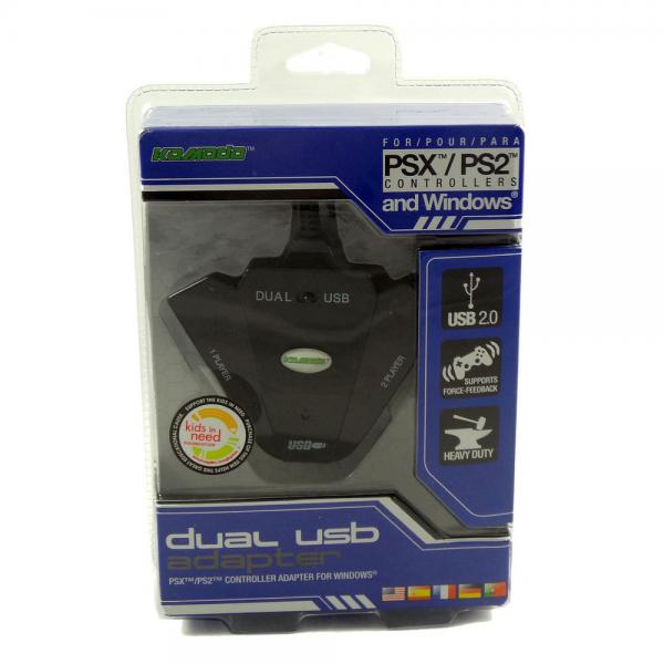 PS2 PS1 USB PC adapter for windows PCs (3rd) NEW - Komodo KMD