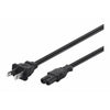 Universal AC Cable - Double Round - PS1 PS2 XBOX DC SAT - USED