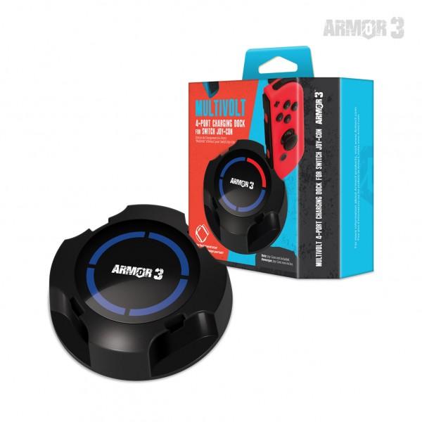 NS Nintendo Switch 4-port Charging Dock - charges 4 Joy-Con controllers (3rd) Armor3 Hyperkin - NEW