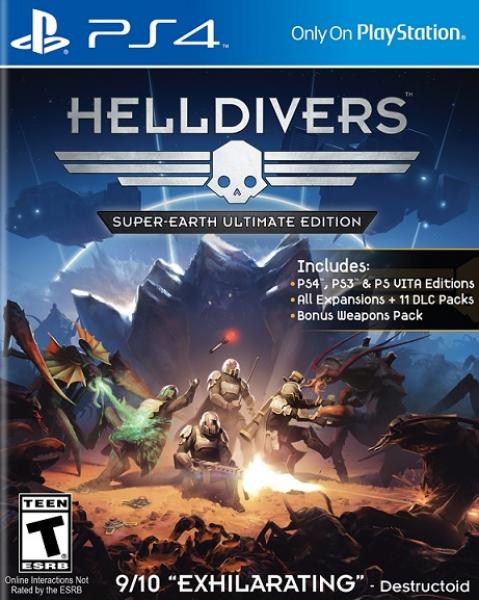 PS4 Helldivers - Super Earth - Ultimate Edition - DLC MAY NOT BE INCLUDED