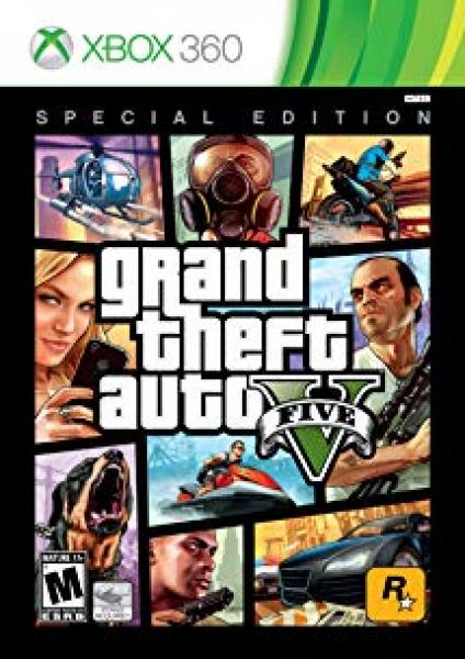 X360 Grand Theft Auto GTA V 5 - Special Edition - Complete with Steelbook, Game, and Map - DLC MAY NOT BE INCLUDED