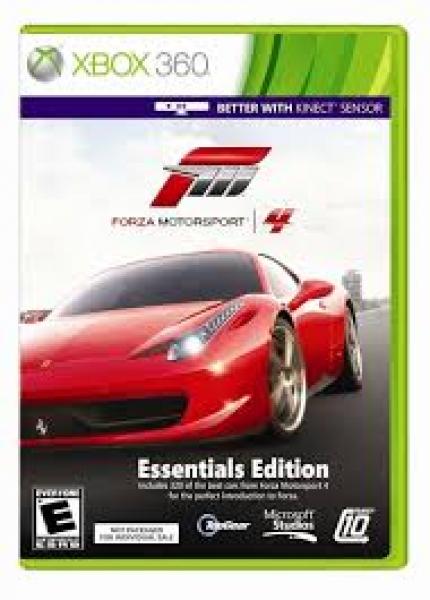 X360 Forza Motorsport 4 - Essentials Edition - Matching Essentials Edition Disc - Not the Full Version of FM4