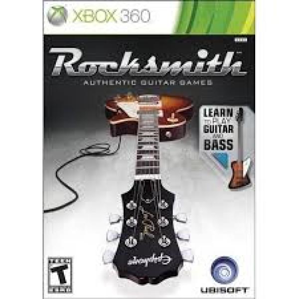 X360 Rocksmith - Complete in Box with Game and USB to Guitar Cable