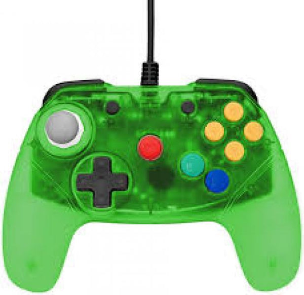 N64 Controller (3rd) Brawler64 - Retro Fighters - GREEN - NEW