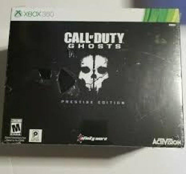 X360 Call of Duty - Ghosts - Prestige Edition - Complete in Box with Game, Steelbook, Tactical Camera, and Paracord Strap - DLC MAY NOT BE INCLUDED