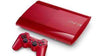 PS3 F - PlayStation 3 - System HW - Super Slim - 500 GB - 2012 - No PS2 - God of War Ascension Edition - Red - USED