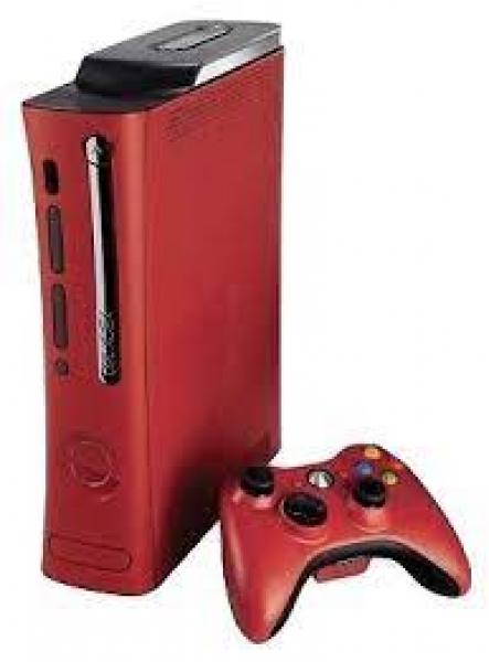 X360 Xbox 360 - System HW - Original Model - Resident Evil 5 Limited Edition with Matching Controller - Red - With HDMI - No HDD - USED