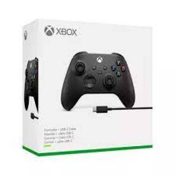 XSX XB1 PC USB - Xbox Controller (1st) Wireless - works on both XSX and XB1 - includes USB - C charge cable - Carbon Black - NEW