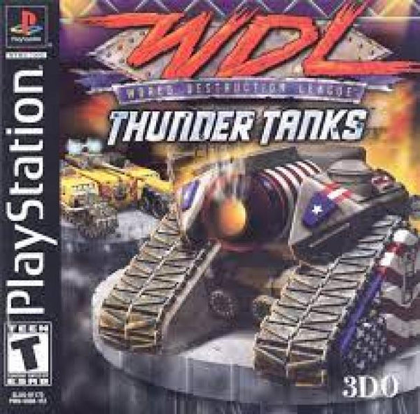 PS1 WDL World Destruction League - Thunder Tanks